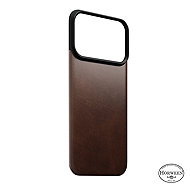 Nomad Magnetic Leather Back Rustic Brown Horween Magsafe iPhone 18 Pro - Phone Cover