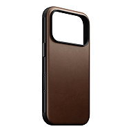 Nomad Modern Leather Case Brown iPhone 18 Pro - Phone Cover