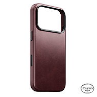 Nomad Traditional Leather Case Burgundy Horween iPhone 18 Pro - Phone Cover