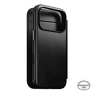 Nomad Modern Leather Folio Black Horween iPhone 18 Pro - Phone Case