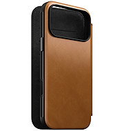Nomad Modern Leather Folio English Tan iPhone 18 Pro Max - Phone Case