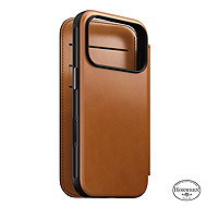 Nomad Modern Leather Folio Saddle Horween iPhone 18 Pro - Phone Case