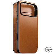 Nomad Modern Leather Folio Saddle Horween iPhone 18 Pro Max - Phone Case