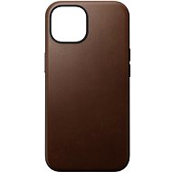 Nomad Modern Leather Case Brown iPhone 15 - Phone Cover