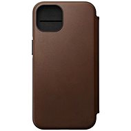 Nomad Leather MagSafe Folio Brown iPhone 14 - Phone Case