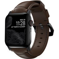 Nomad Traditional Band Black Hardware/Rustic Brown AW Ultra 2/1 (49mm) 9/8/7 (45mm)/6/SE/5/4 (44m) - Watch Strap