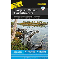 Inarijärvi, Vätsäri & Tsarmitunturi - turistická mapa - 