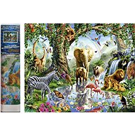 Norimpex Life in the Jungle 30 × 40 cm - Diamond Painting
