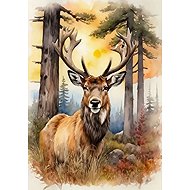 Norimpex Deer 30 × 40 cm - Diamond Painting