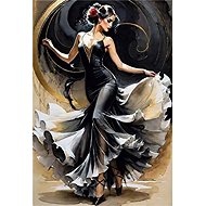 Norimpex In the whirl of flamenco 30 × 40 cm - Diamond Painting