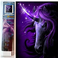 Norimpex Purple unicorn 30 × 40 cm - Diamond Painting