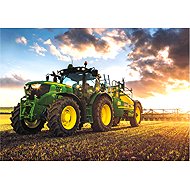 Norimpex John Deere tractor in the field 30 × 40 cm - Diamond Painting