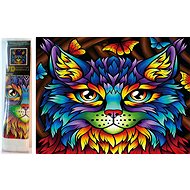 Norimpex Kočičí portrét 30 × 40 cm - Diamond Painting