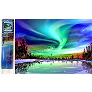 Norimpex Polar night over the lake 30 × 40 cm - Diamond Painting