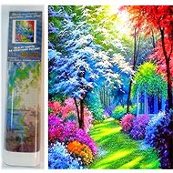 Norimpex Barevný les 30 × 40 cm - Diamond Painting