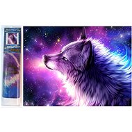 Norimpex Wolf Dreaming 30 × 40 cm - Diamond Painting