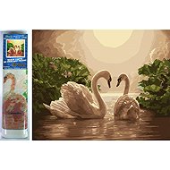 Norimpex Swan Song 30 × 40 cm - Diamond Painting