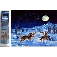 Norimpex Wolf Pack 30 × 40 cm - Diamond Painting