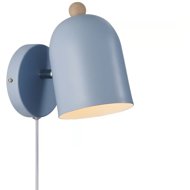 NORDLUX Gaston wall lamp, 115 × 195, E27, blue - Wall Lamp