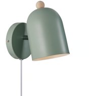 NORDLUX Gaston wall lamp, 115 × 195, E27, green - Wall Lamp