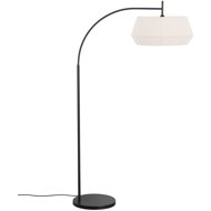 NORDLUX Ribbed textile lamp Dicte, 530 × 1800 mm, E27, 60 W, white - Floor Lamp