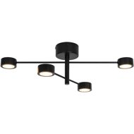 NORDLUX Smart LED ceiling light Clyde, 720 × 220 mm, 4 × 5 mm, cross - Ceiling Light