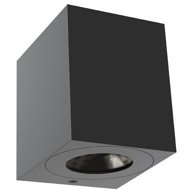 NORDLUX Outdoor LED wall lamp Canto Kubi 2, 104 x 87 x 100 mm, black - Wall Lamp