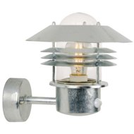 NORDLUX Sensor wall lamp Vejers, 220 × 230 × 260 mm, galvanized steel - Wall Lamp