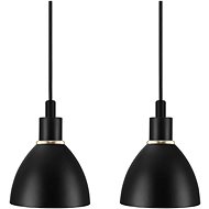 Nordlux Metal chandelier Ray 2 pcs, 120 × 165 mm, E14, 40 W, black - Chandelier