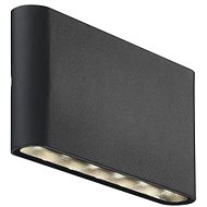 Nordlux Kinver outdoor LED wall light, 10 W, 990 lm, 3000 K, black - Wall Lamp