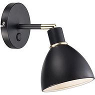 Nordlux Wall-mounted reading lamp Ray, 120 × 230 mm, black - Wall Lamp