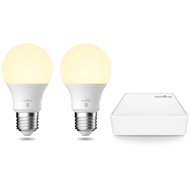 NORDLUX Starter Pack with 2 pcs LED E27 and Smart Light Bridge - Smart Lighting Set