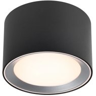 NORDLUX Smart LED light Landon IP44, 125 × 82 mm, 8 W, LED, 700 lm, black - Ceiling Light