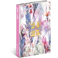 NOTIQUE 18-month diary Petito - Feathers 2024/2025, 11 × 17 cm - Planner