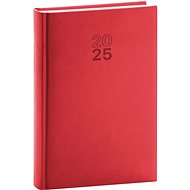 NOTIQUE Diary Aprint 2025, red, 15 × 21 cm - Planner
