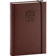 NOTIQUE Daily diary Aprint Top 2025, brown, 15 × 21 cm - Planner