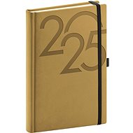 NOTIQUE Diary Ajax 2025, gold, 15 × 21 cm - Planner