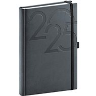 NOTIQUE Diary Ajax 2025, black, 15 × 21 cm - Planner