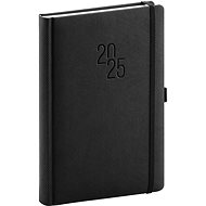 NOTIQUE Diary Diamante 2025, black, 15 × 21 cm - Planner