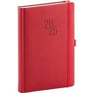 NOTIQUE Diary Diamante 2025, red, 15 × 21 cm - Planner
