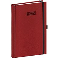 NOTIQUE Diary Diario 2025, burgundy, 15 × 21 cm - Planner