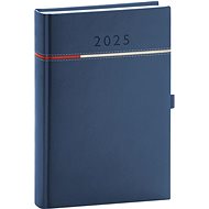 NOTIQUE Daily diary Tomy 2025, blue-red, 15 × 21 cm - Planner