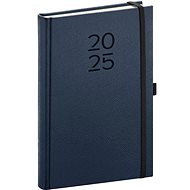 NOTIQUE Daily diary Vellum 2025, blue, 15 × 21 cm - Planner