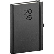 NOTIQUE Daily diary Vellum 2025, black, 15 × 21 cm - Planner