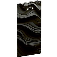 NOTIQUE Pocket diary Waves 2025, monthly planner, 8 × 18 cm - Planner