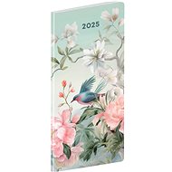 NOTIQUE Pocket diary Birds 2025, monthly planner, 8 × 18 cm - Planner