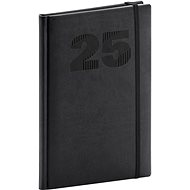 NOTIQUE Weekly diary Vivella Top 2025, black, 15 × 21 cm - Planner