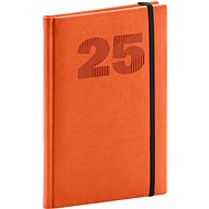 NOTIQUE Weekly diary Vivella Top 2025, orange, 15 × 21 cm - Planner