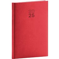 NOTIQUE Weekly diary Aprint 2025, red, 15 × 21 cm - Planner