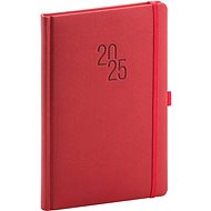 NOTIQUE Weekly diary Diamante 2025, red, 15 × 21 cm - Planner